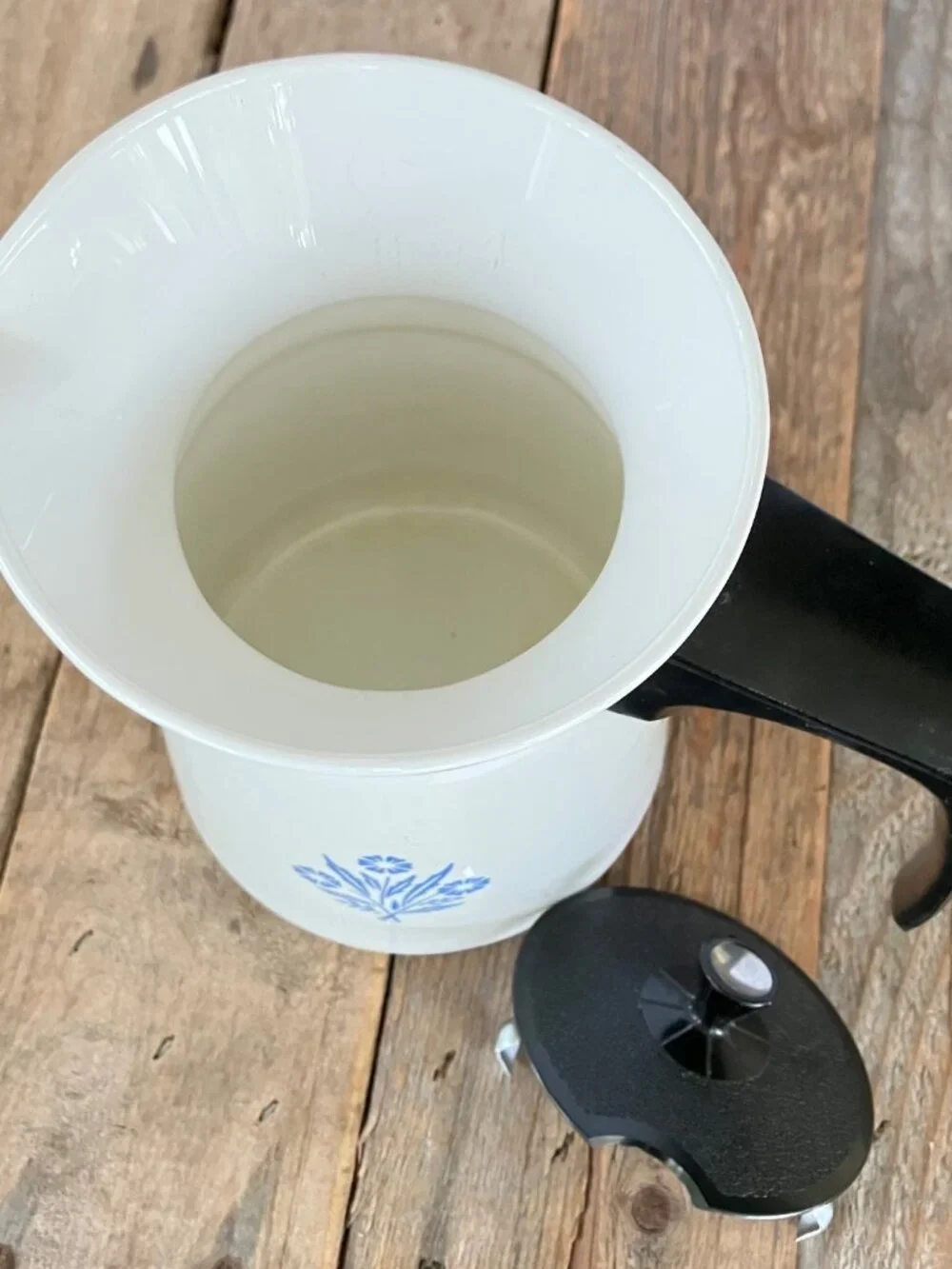 Corning Ware Cornflower 4 Cup Brew-n-Serve - P-504